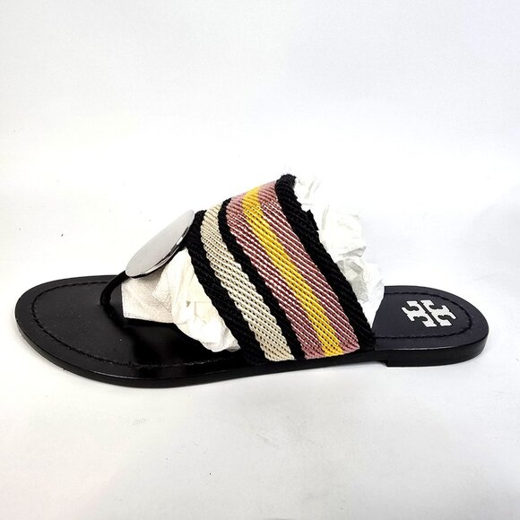 Tory Burch Zoey Tan Leather Ballet Sandals Women's Size 8M - Picture 8 of 8